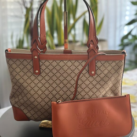 Gucci Diamante Craft Canvas Tote - Authentic! Excelent Condition! - Picture 9 of 9